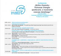 "Byt&oacute;w - Kaszuby - Pomorze: Energia społeczna, a wyzwania rozwoju lokalnego" - to tytuł konferencji, kt&oacute;ra odbędzie się jutro (5.12.) 