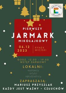 Dziś (6.12.) w Człuchowie pierwsza edycja Jarmarku Mikołajkowego. "W klimacie świątecznym, z kolędami w tle"