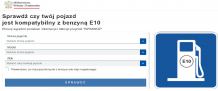 Czy Twoje auto pojedzie na E10?