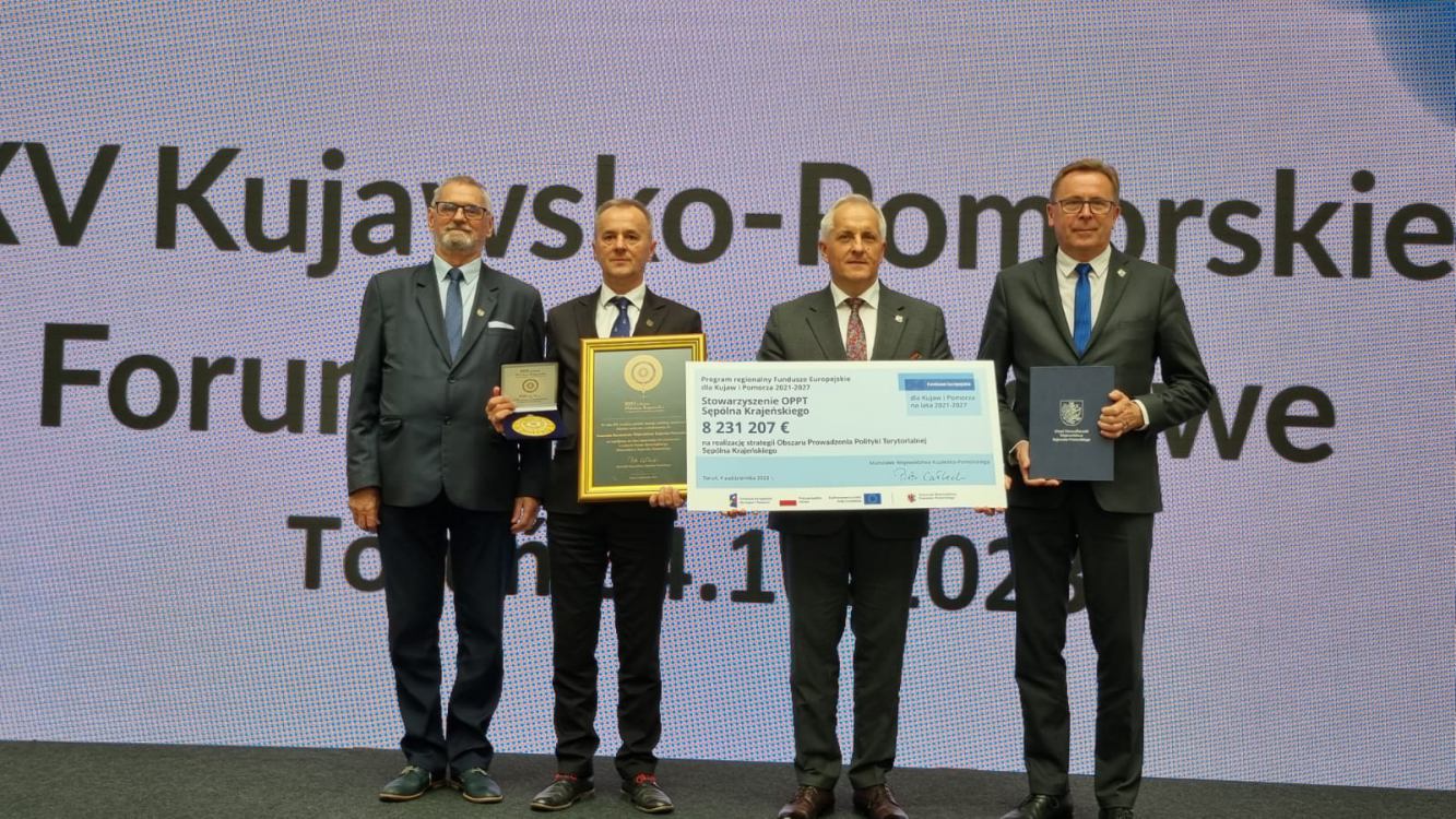 8 milionów 200 tysięcy euro trafi do powiatu sępoleńskiego z funduszy polityki terytorialnej Unii Europejskiej