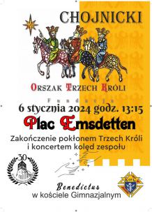 6 stycznia ulicami miast w regionie przejdą Orszaki Trzech Króli: w Chojnicach, Człuchowie, Czersku, Bytowie 
i Kościerzynie