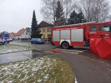 Potrącenie na ulicy Derdowskiego w Brusach. Ranna kobieta trafiła do szpitala