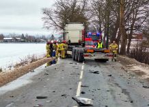 Pijany kierowca opla spowodował kolizję w powiecie kościerskim