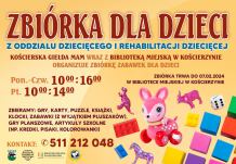 Kościerska Giełda Mam i Biblioteka Miejska w Kościerzynie organizują zbiórkę zabawek dla pacjentów