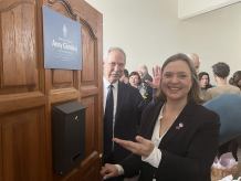 Pierwszą lokalizacją jest Bytów - Anna Górska otworzyła biuro senatorskie w naszym regionie