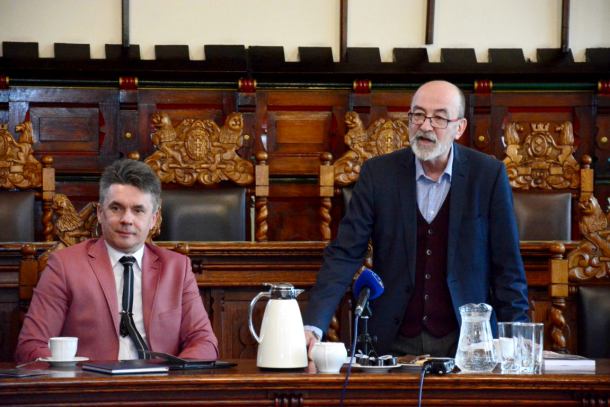 W chojnickim ratuszu odbyła się popularnonaukowa konferencja na temat eksterminacji polskiej ludności w czasie II wojny światowej (FOTO)