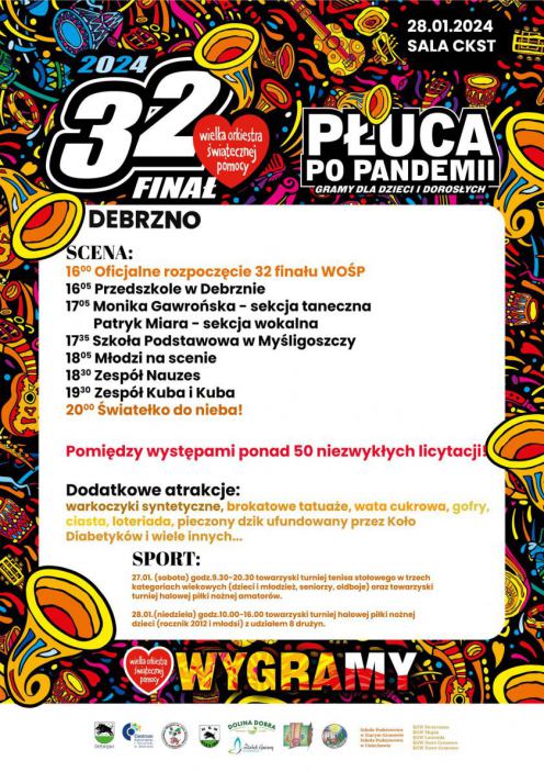 Wielka Orkiestra Świąteczna Pomocy w powiecie człuchowskim z bogatym programem na 32. finał