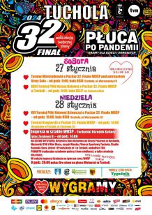Wielka Orkiestra Świątecznej Pomocy w Tucholi to dużo sportu i impreza w sztabie