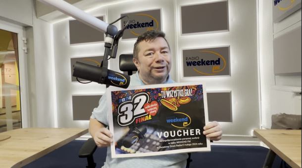 Tu wszystko gra OK! Gramy z WOŚP! Poprowadź poranną audycję razem z Darkiem Żuchowiczem w Weekend FM