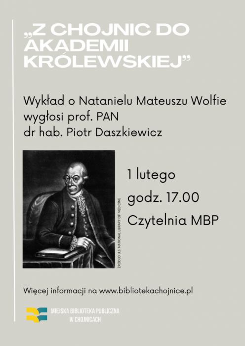 Chojnice obchodzą "Rok Nataniela Mateusza Wolfa" - urodzonego tu lekarza i naukowca (ROZMOWA)