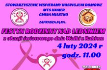W niedzielę (4.02.) w Miastku festyn rodzinny nad Lednikiem z okazji Światowego Dnia Walki z Rakiem