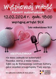 Bytowskie Centrum Kultury organizuje wyjątkowy koncert walentynkowy