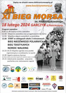 W Garczynie k. Kościerzyny jutro (18.02) XI edycja Biegu Morsa