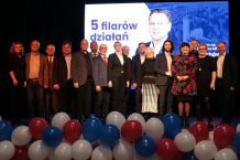Starający się o reelekcję burmistrz Człuchowa Ryszard Szybajło zaprezentował kandydatów do Rady Miejskiej (FOTO)