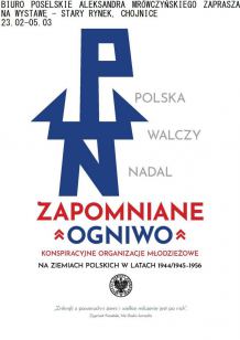 Chojnice: Na Starym Rynku wystawiono "Zapomniane ogniwo. Konspiracyjne organizacje młodzieżowe na ziemiach polskich w latach 1944/45&ndash;1956"