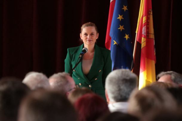 Minister edukacji narodowej Barbara Nowacka odpowiadała w Człuchowie na pytania uczniów i nauczycieli (FOTO)