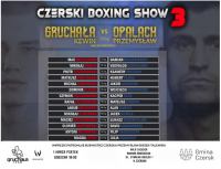 W walce wieczoru Kewin Gruchała zmierzy się z mistrzem świata WBF Przemysławem Opalachem. Pojutrze III Czerski Boxing Show. W Weekend FM Gruchała Team - ojciec i syn