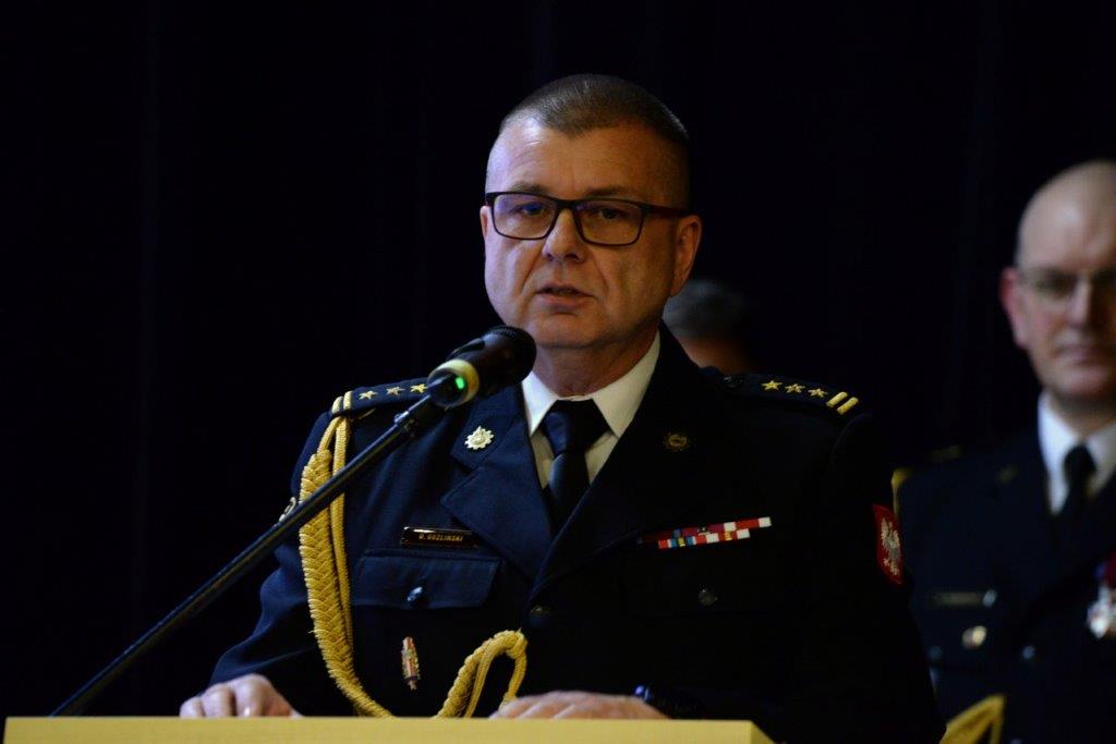 Starszy brygadier Dariusz Goźliński nie jest już komendantem straży pożarnej w Tucholi