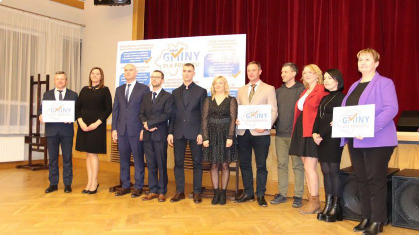 Tucholski komitet wyborczy Gminy dla powiatu ruszył z kampanią. Ma poparcie wójtów i burmistrza FOTO