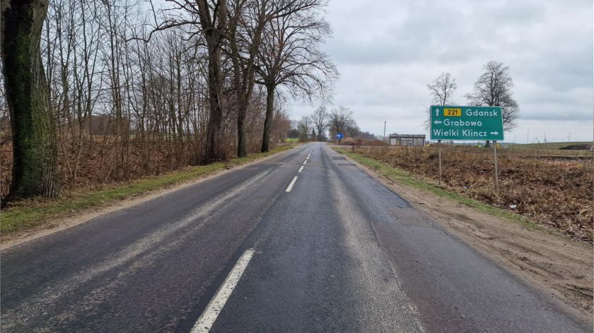 Zarząd Dróg Wojewódzkich w Gdańsku ogłosił przetarg na przebudowę drogi wojewódzkiej 221 Kościerzyna - Nowa Karczma