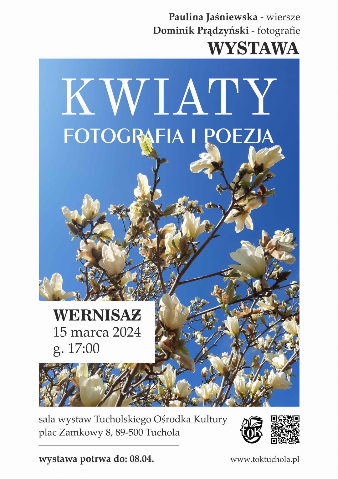 Tucholski Ośrodek Kultury zaprasza na wernisaż wystawy pt. "Kwiaty. Fotografia i poezja"