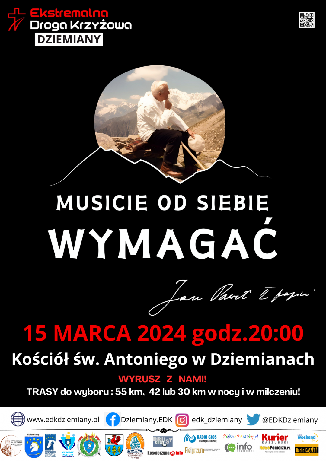 Dziś odbędą się Ekstremalne Drogi Krzyżowe w naszym regionie, m.in. w Dziemianach i Bytowie