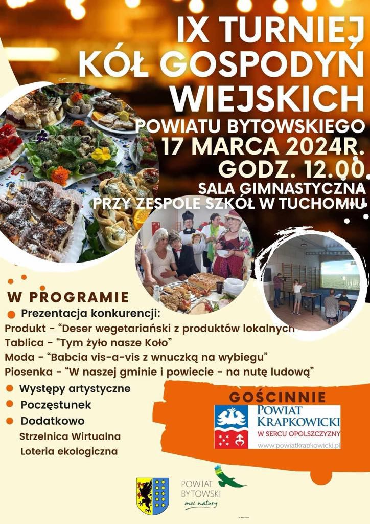 W niedzielę w Tuchomiu IX Turniej K&oacute;ł Gospodyń Wiejskich Powiatu Bytowskiego