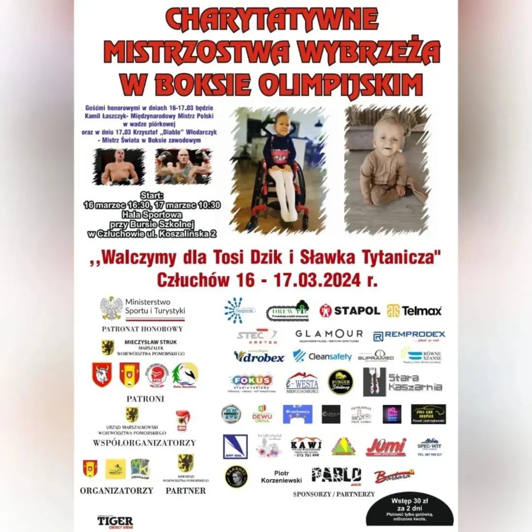 W Człuchowie ruszają dwudniowe Mistrzostwa Wybrzeża w Boksie Olimpijskim. Zawody mają wymiar charytatywny