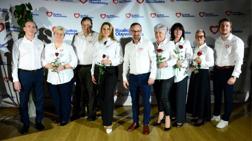 Chojnicki KKW Koalicji Obywatelskiej zaprezentował kandydatów do rady powiatu i miasta FOTO