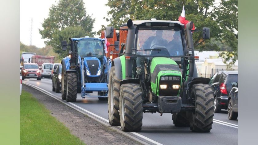 Jutro 20.03 rolniczy protest także w Tucholi. Ciągniki będą jeździły po drodze 240 w mieście