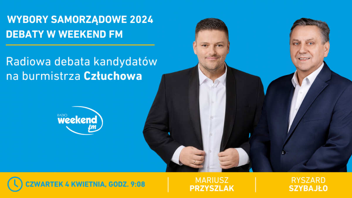 Wybory samorządowe 2024. Terminy radiowych debat w Weekend FM 
