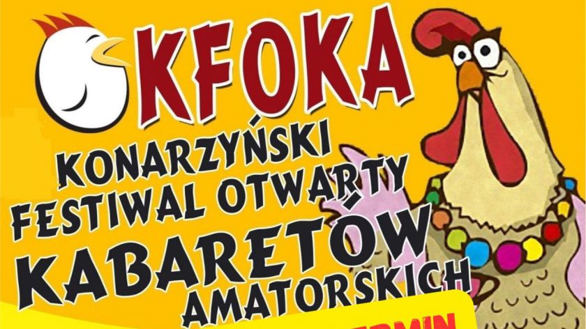 Uczestnicy mogą zgłaszać się do kolejnego przeglądu amatorskich kabaretów KFOKA w Konarzynach