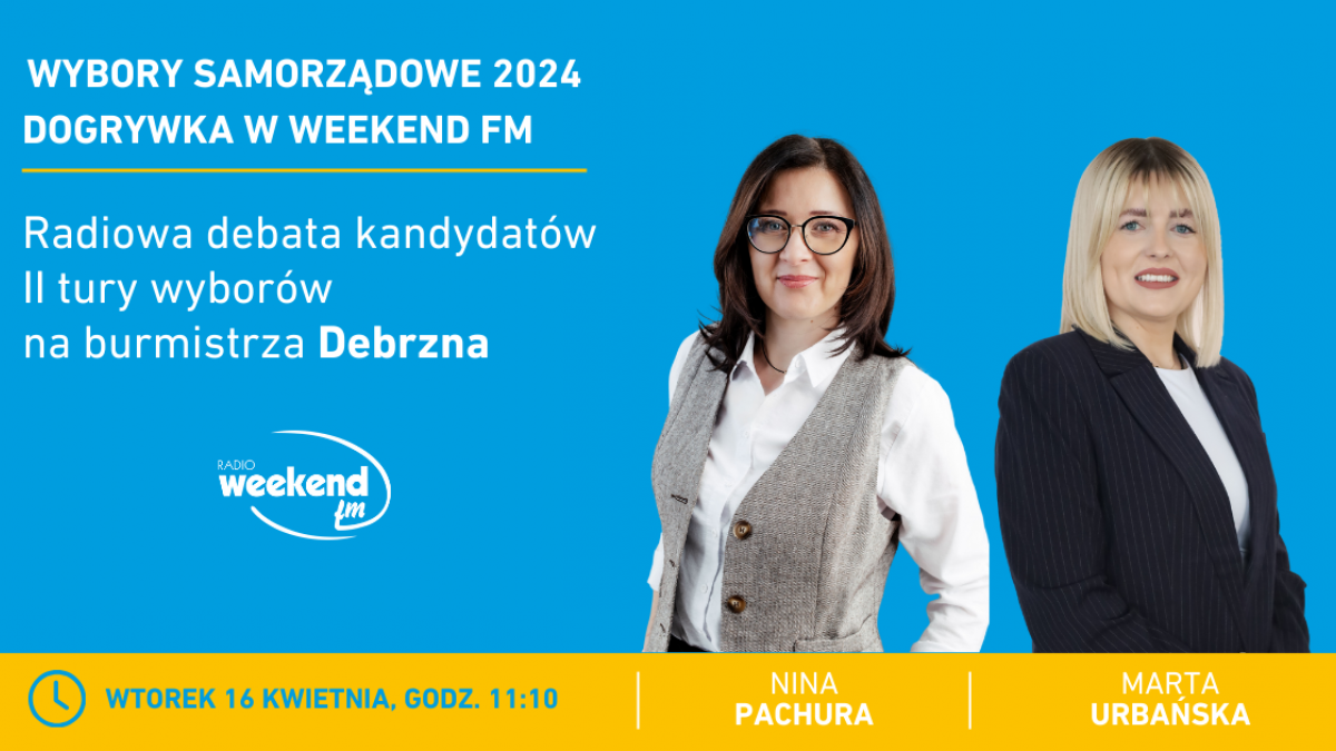 Wybory samorządowe 2024 - Dogrywka w Weekend FM. Debaty kandydat&oacute;w drugiej tury wybor&oacute;w na w&oacute;jt&oacute;w i burmistrz&oacute;w