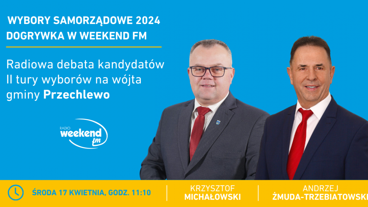 Wybory samorządowe 2024 - Dogrywka w Weekend FM. Debaty kandydat&oacute;w drugiej tury wybor&oacute;w na w&oacute;jt&oacute;w i burmistrz&oacute;w