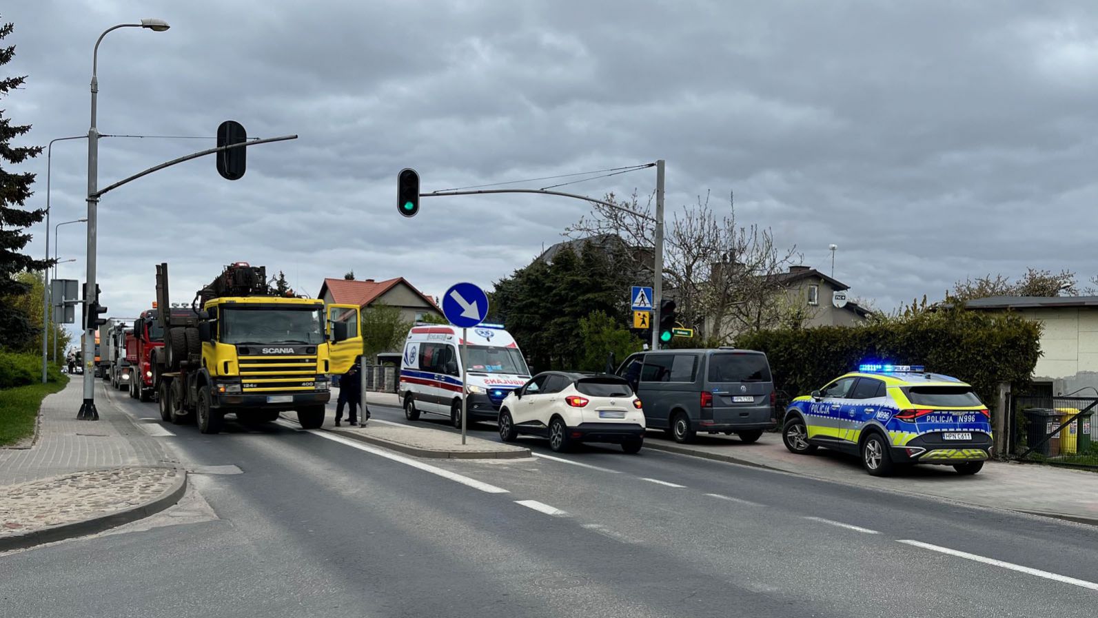 8-letni chłopiec potrącony na przejściu dla pieszych na ul. Bytowskiej w Chojnicach (FOTO)