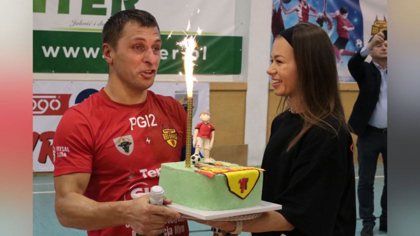 Kapitan Red Devils Chojnice Vitaly Kolesnik kończy futsalową karierę po awansie do Futsal Ekstraklasy