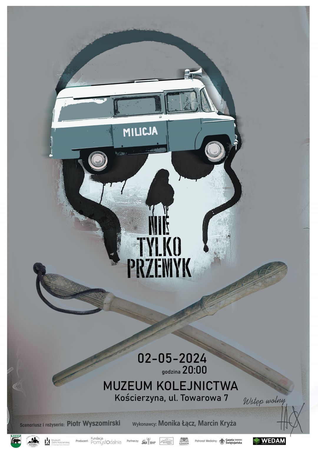 Atrakcje w Parowozowni, spektakl teatralny i piknik patriotyczny. Maj&oacute;wka w Kościerzynie
