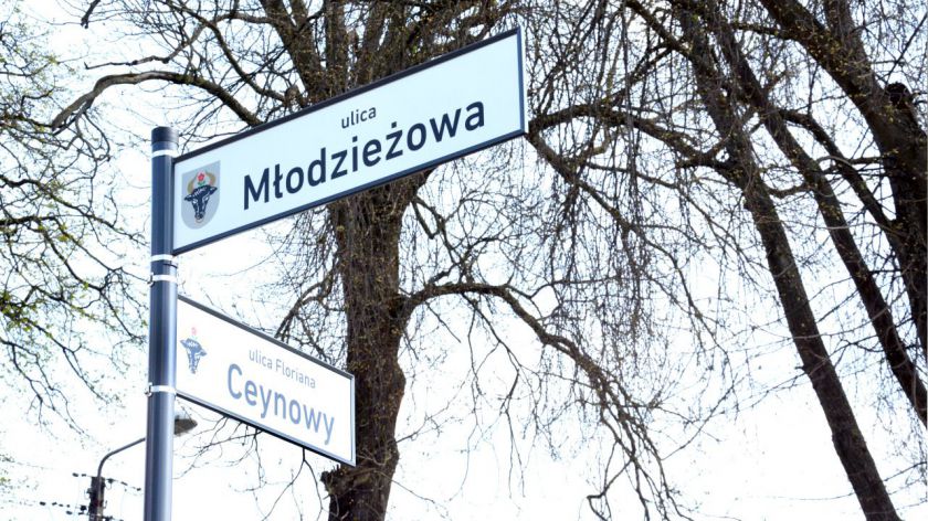 W Chojnicach zakończył się pierwszy etap wymiany tabliczek z nazwami ulic