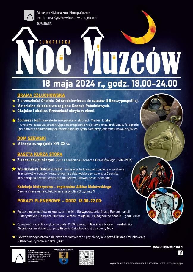 Jutro (18.05.) Europejska Noc Muze&oacute;w. Sprawdzamy, co i gdzie będzie się działo z tej okazji w Chojnicach