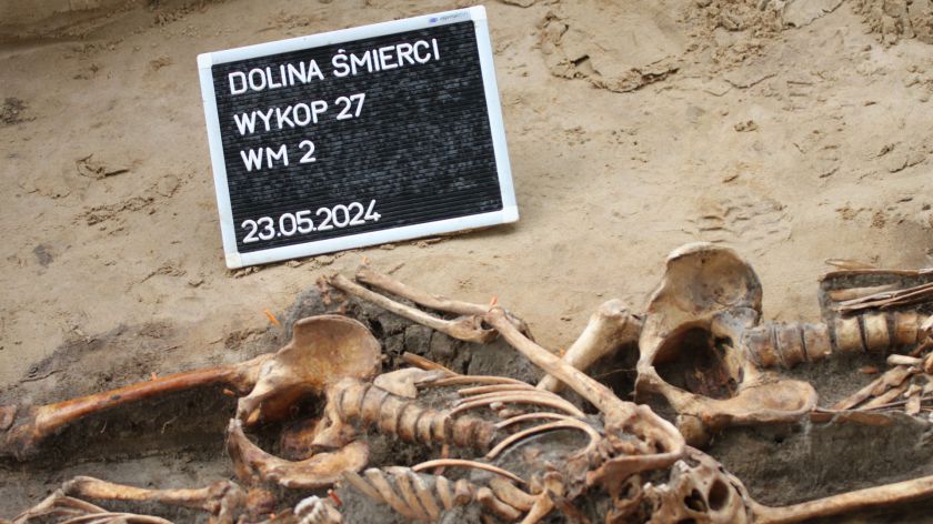 W Chojnicach odkryto szczątki osób umysłowo chorych zamordowanych przez Niemców w 1939 r. To jedyny taki znany grób