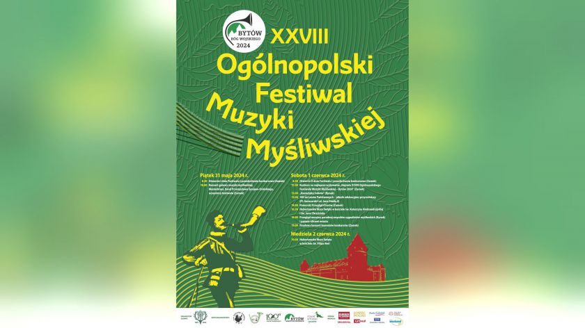 W Bytowie rozpoczyna się dziś 28. Ogólnopolski Festiwal Muzyki Myśliwskiej