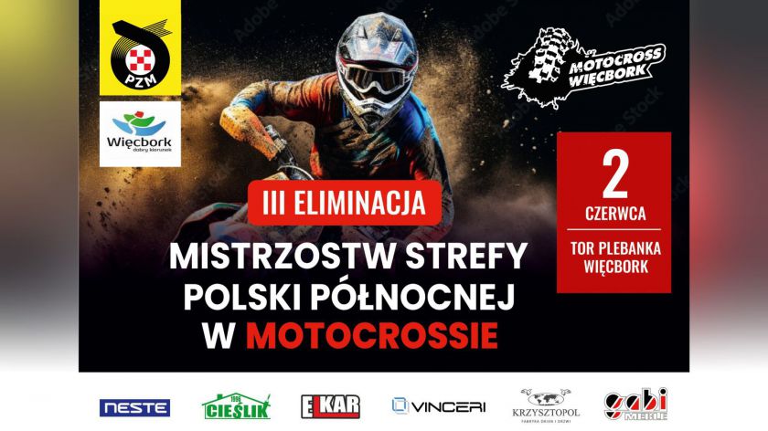 Dziś 02.06 w Więcborku III runda Mistrzostw Polski strefy północnej w motocrossie