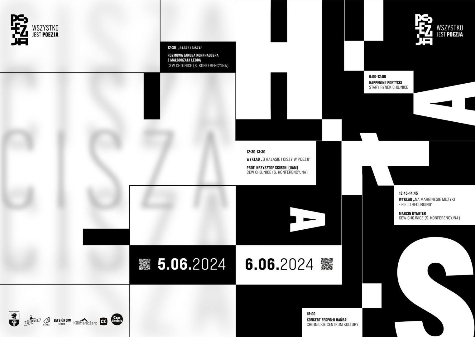 WSZYSTKO JEST POEZJA. Wykłady, rozmowy, happening i koncert zespołu HAŃBA! 