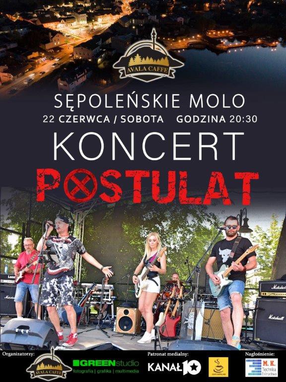 Sępoleńskie Centrum Kultury i Sztuki zaprasza dziś (22.06) na muzyczne rozpoczęcie wakacji na molo