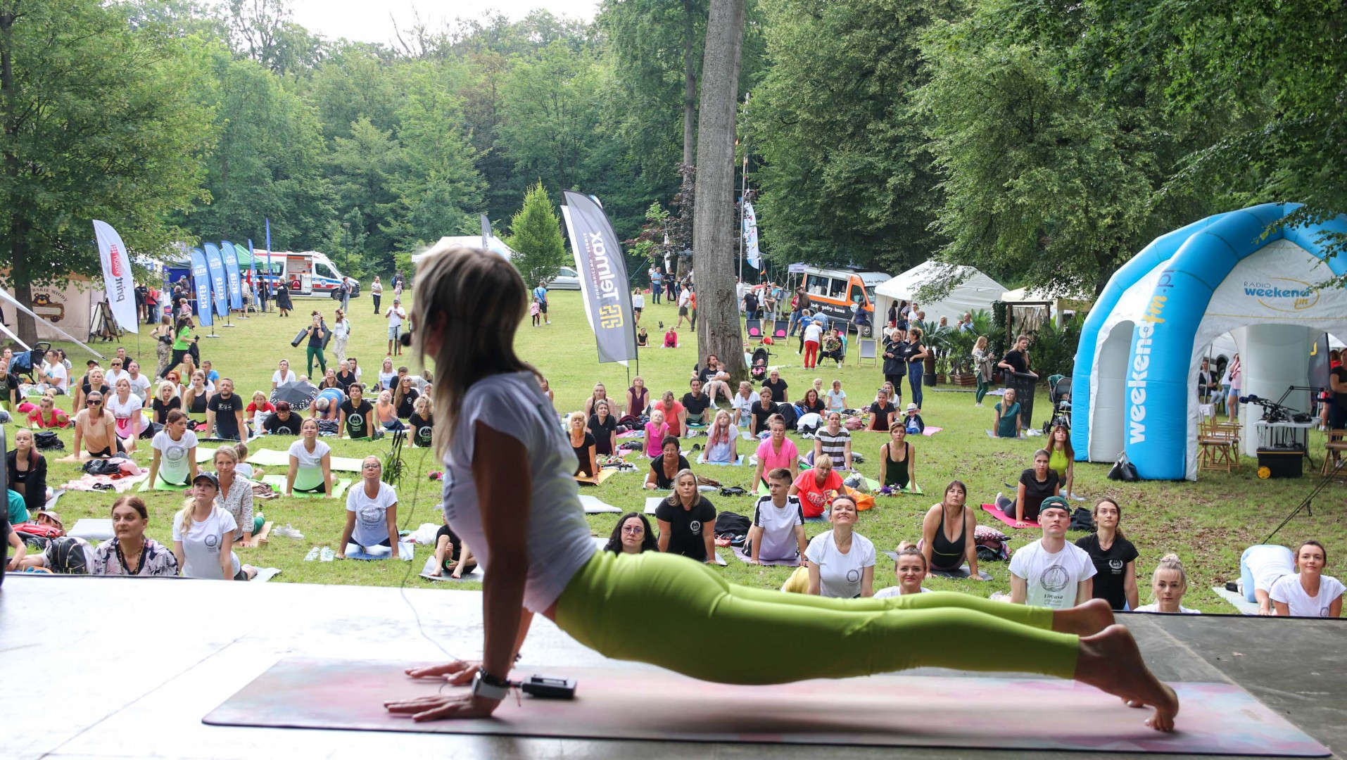 "Łączy nas energia". III edycja Yoga Day by Małgorzata w Człuchowie za nami