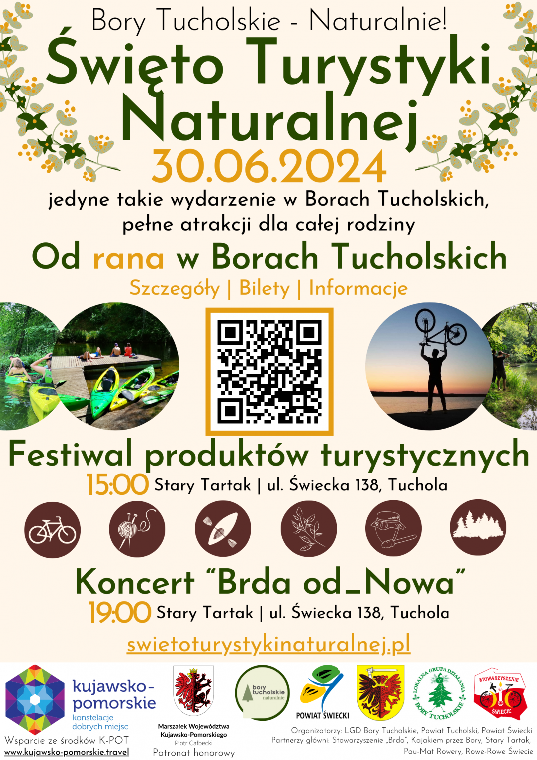 Dziś (30.06) w Tucholi Święto Turystyki Naturalnej