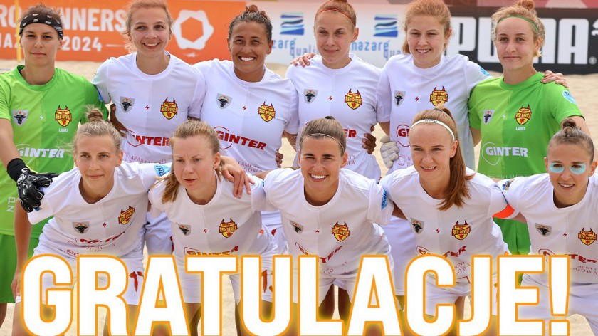 Red Devils Ladies Chojnice powalczą o złoto Euro Winners Cup! Wygrały swój półfinał beachsoccerowej &quotLigi Mistrzyń"