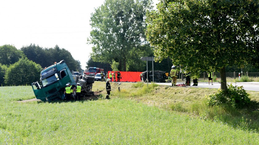 Są wstępne ustalenia prokuratury dotyczące wypadku w Lubiewicach. Domniemanego sprawcę zatrzymano