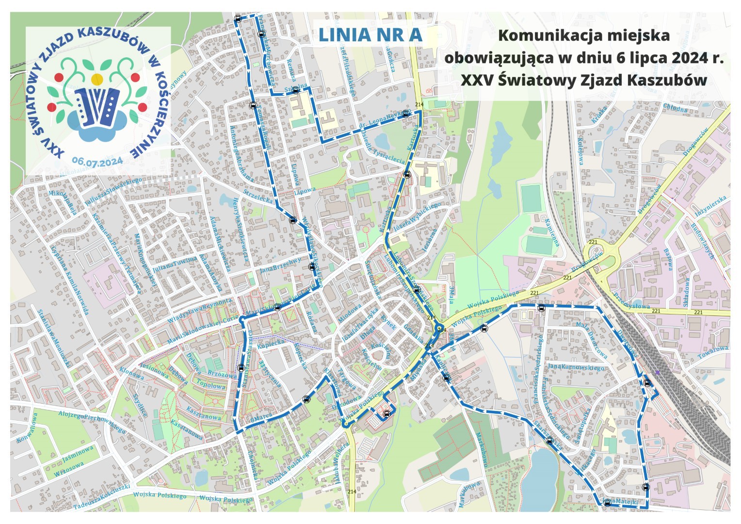 Szykują się spore zmiany w organizacji ruchu w Kościerzynie w związku z 25. Światowym Zjazdem Kaszub&oacute;w