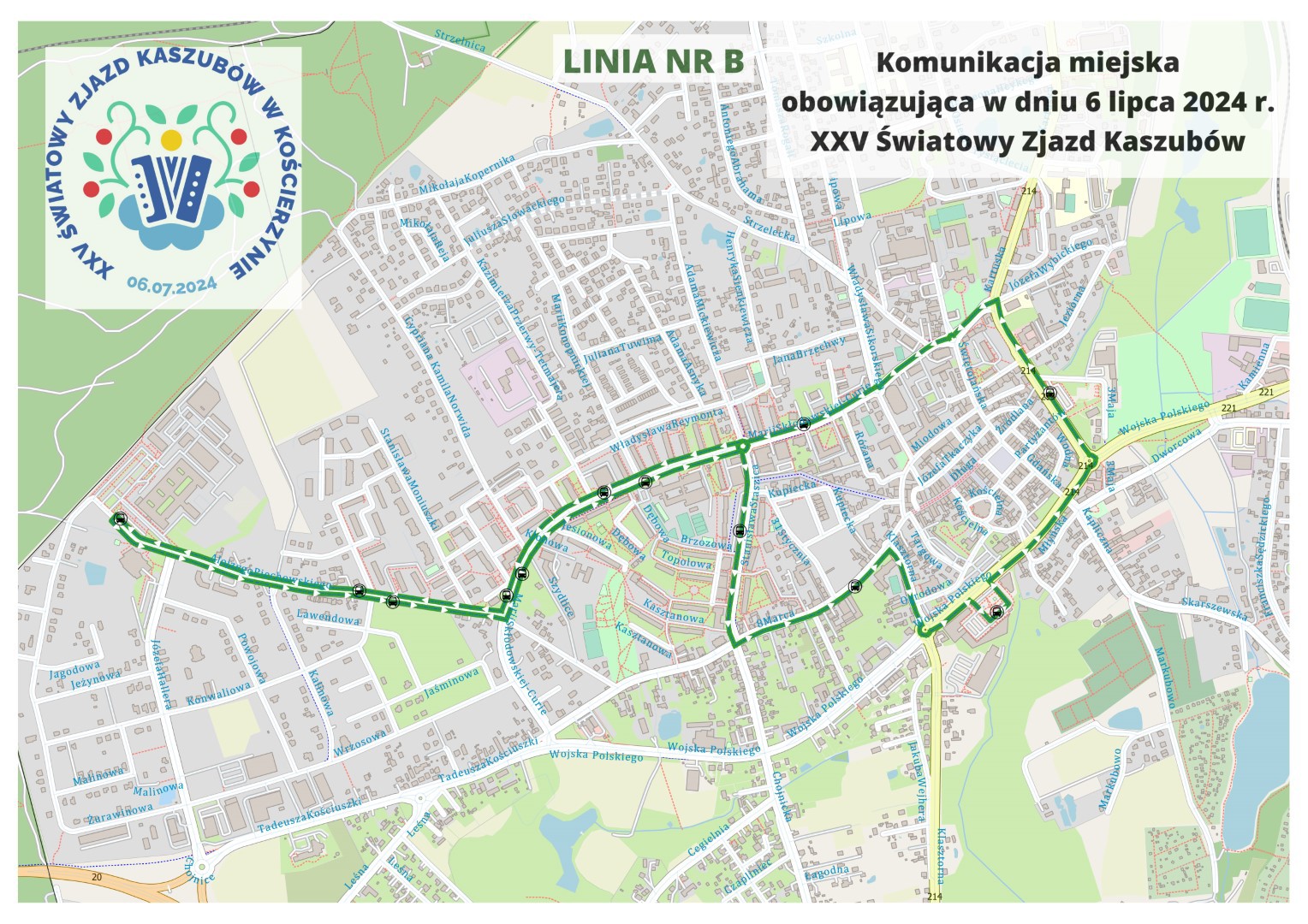 Szykują się spore zmiany w organizacji ruchu w Kościerzynie w związku z 25. Światowym Zjazdem Kaszub&oacute;w